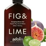 Refreshing Shower Gel with Fig and Lime – Greek Olive Oil Shower Gel for Men & Women