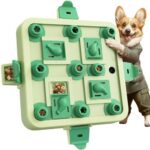 A clever solution for curious pups: Large 3-Level Dog Chess Puzzle Toy - Slow Feeder & Mental Enrichment