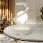 3D Levitating Ball Lamp with Wireless Phone Charger Creative Table 3D LED Lamp Floating Moon Table L