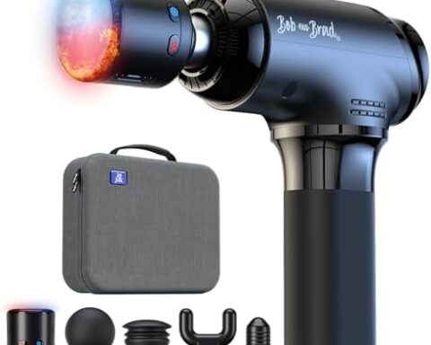 A powerful way to recover — T2 Pro Percussion Massage Gun, Deep‑Tissue 10mm Amplitude, 45 lb Stall Force, Heat & Cold, 4000mAh USB‑C