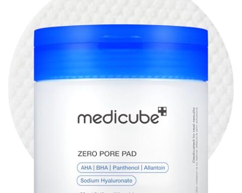 Toner Pads Zero Pore Pad 2.0 for Exfoliation and Pore Care with 4.5% AHA Lactic Acid, 0.45% BHA Sali