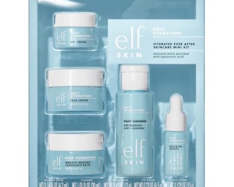 A go-anywhere pick for hydrated skin — Holy Hydration! Hydrated Ever After Mini Kit: Daily Cleanser, Makeup Melting Cleansing Balm, Hydrating Booster Drops, Face & Eye Cream (travel sizes)