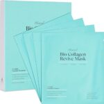 A popular pick for glass-skin: Bio Collagen Hydrogel Face Mask, 4-Pack — 7 Peptides, Hyaluronic Acid, Niacinamide & Centella