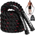 A powerful way to boost cardio & strength — Weighted Jump Rope (3/4/5 lb) for Men & Women, Heavy Skipping Rope for Home Gym