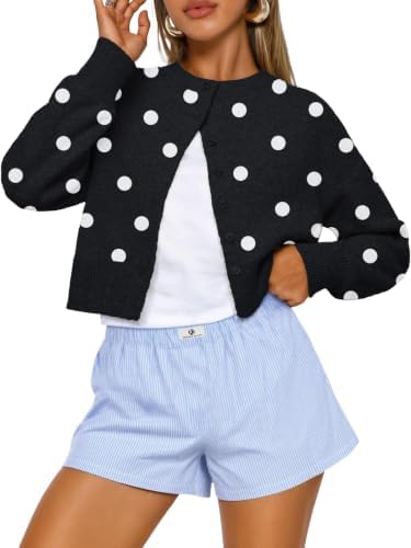 A stylish pick for fall: Cropped Cardigan Sweater for Women — Made with chemicals safer for health & environment