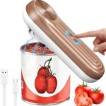 A handy option for seniors: One‑Touch Rechargeable Cordless Can Opener — Auto‑Stop, Smooth‑Edge Lid, Fits Multiple Cans, USB‑C (Gold)