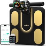 A smart pick for tracking health — 8-electrode smart scale, 28 body-composition metrics (weight, BMI, body fat, muscle), full-color TFT handle, FSA/HSA eligible