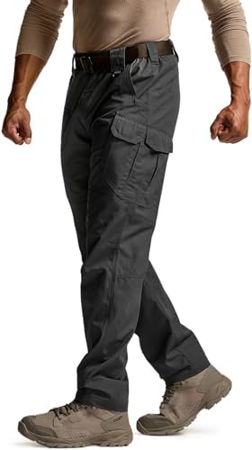 A go-anywhere pick for men — Lightweight Water-Resistant Ripstop Tactical Cargo Pants for EDC, Work & Hiking