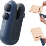A handy option for resealing snacks: Mini USB-C Rechargeable Bag Sealer & Cutter — Portable Food Sealer (Black)