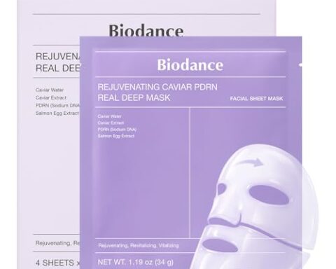 A powerful way to restore radiance — Caviar PDRN Overnight Hydrogel Face Mask, Firming & Skin Recovery, Korean Skincare 1.19oz (34g) x4