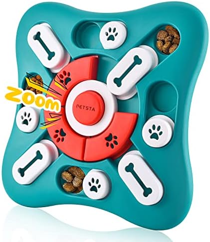 A clever solution for bored pets: Interactive Treat-Dispensing Dog & Cat Puzzle (10×10×1.3 in) — 3 Play Modes for Slow-Feeding & Brain Training