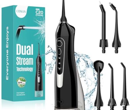 A smart pick for travel: Portable Cordless Water Flosser C20 — 300ml Tank, 30-Day Battery, IPX7 Waterproof