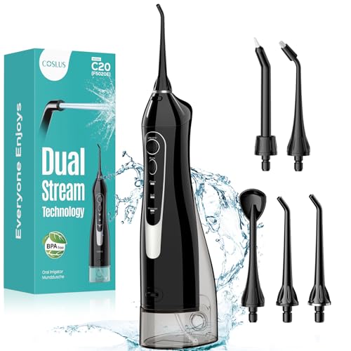 A smart pick for travel: Portable Cordless Water Flosser C20 — 300ml Tank, 30-Day Battery, IPX7 Waterproof