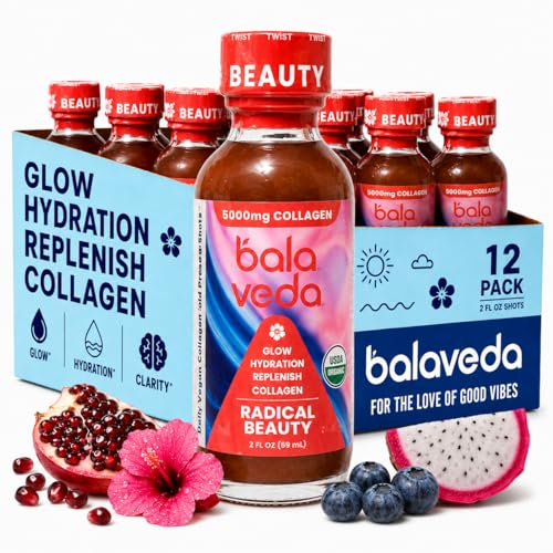 A daily essential for radiant skin — Collagen Shot with Marine Collagen, Goji, Maca & Watermelon, 2 fl oz (12-pack)