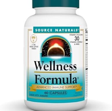 A trusted choice for daily immune support — Source Naturals Wellness Formula Bio‑Aligned, 60 Capsules