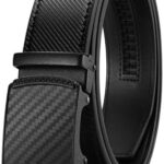 Mens Belt Leather Ratchet Belt - Customizable Fit, Effortless Style