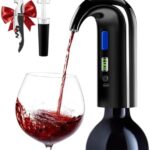 A thoughtful Father's Day gift — Electric Wine Aerator & USB‑Rechargeable Automatic Dispenser, Perfect for World Cup Parties (Black)