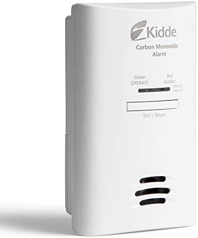 A smart pick for home safety — Plug-In Carbon Monoxide Detector with AA Battery Backup, 85 dB Alarm & LED Status (3rd Edition, Kidde)