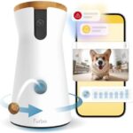 Furbo 360° Dog Camera Home Security & Dog Safety Alerts, Rotating Pet Treat Toss, 2-Way Speaker