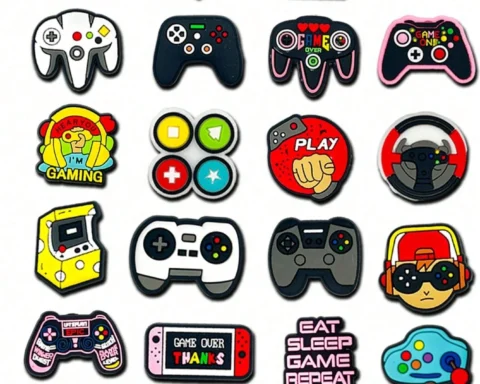 A fun way to personalize clogs & sandals — 23-piece Game Console shoe charms set for DIY summer & vacation outfits