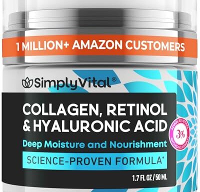 A daily essential for firmer, hydrated skin — Anti-Aging Face Moisturizer with Retinol, Collagen & Hyaluronic Acid, 1.7 fl oz