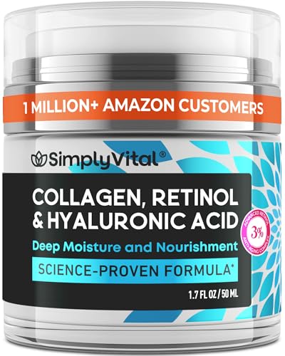 A daily essential for firmer, hydrated skin — Anti-Aging Face Moisturizer with Retinol, Collagen & Hyaluronic Acid, 1.7 fl oz