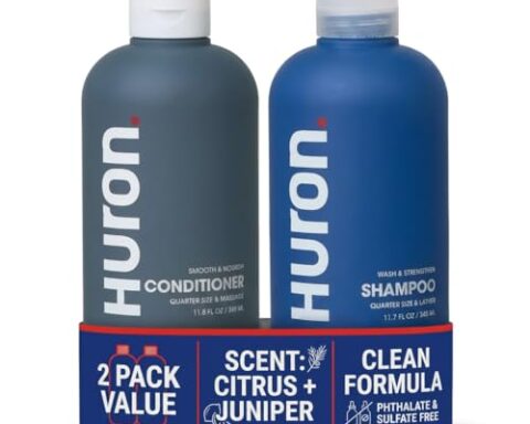 A smart pick for smoother, stronger hair — Shampoo & Conditioner Set, Citrus + Juniper Scent, Hydrating & Frizz Control, Phthalate-Free, 11.7 fl oz (2-Pack)