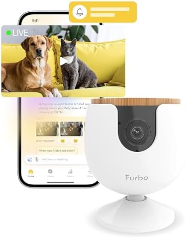 A smart pick for pet owners — Furbo Mini Pet Camera, 2‑Way Audio & AI Safety Alerts (Subscription Required, Mountable)