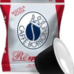 A popular pick for bold espresso — Caffè Borbone Miscela Rossa Dark Roast Espresso Pods, 100 Count (Nespresso Original Compatible)