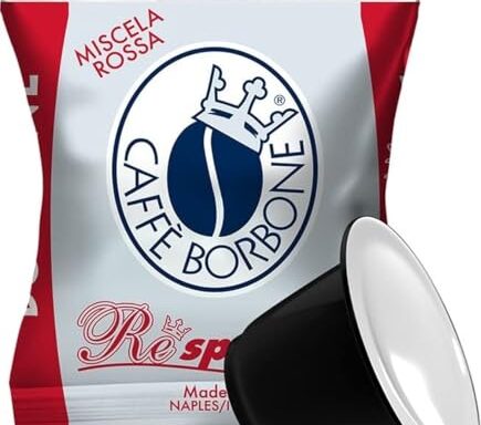 A popular pick for bold espresso — Caffè Borbone Miscela Rossa Dark Roast Espresso Pods, 100 Count (Nespresso Original Compatible)