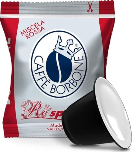 A popular pick for bold espresso — Caffè Borbone Miscela Rossa Dark Roast Espresso Pods, 100 Count (Nespresso Original Compatible)