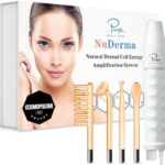 A powerful way to boost skin renewal — NuDerma Handheld Skin Therapy Wand with Neon Applicators for Anti‑Aging, Tightening & Scalp Stimulation