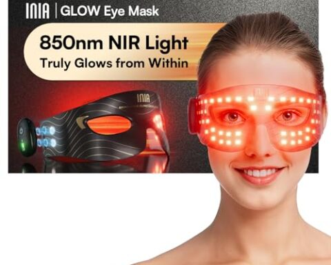A powerful way to rejuvenate eyes — Red & NIR Light Therapy Eye Mask (630nm + 850nm, 96 LEDs, Cryo Cooling) for Dark Circles & Wrinkles