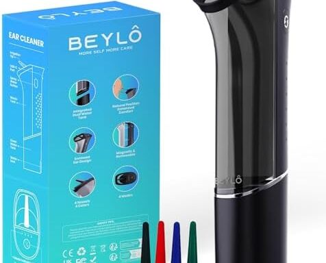 A gentle way to clean ears — USB‑C Rechargeable Electric Ear Wash Kit for Adults & Kids, Dual Tank, 4 Nozzles, 4 Modes, IPX6