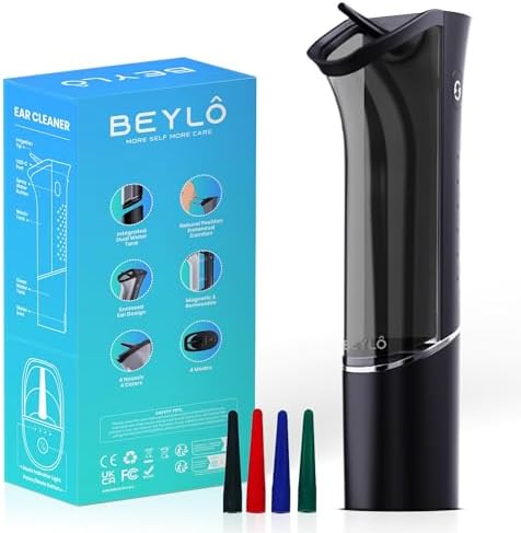 A gentle way to clean ears — USB‑C Rechargeable Electric Ear Wash Kit for Adults & Kids, Dual Tank, 4 Nozzles, 4 Modes, IPX6