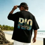 Men's Summer New Creative T-Shirt Short Sleeve - Beach Vacation Style