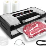 A smart pick for meal prep: 90KPa Vacuum Sealer - Dry/Moist/Liquid Modes, LED Display, Built-in Cutter & Bag Storage