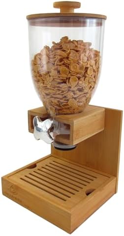 A practical pick for organized kitchens — Bamboo 2L (68 fl oz) Cereal & Dry-Food Dispenser, Airtight Countertop Storage
