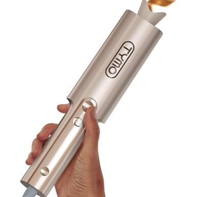 A great choice for long hair: Automatic Rotating 1" Ceramic Curling Iron — Long Barrel, Tangle‑Free, Anti‑Scald, Dual Heater, 72‑Hour Hold