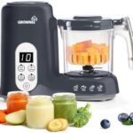 A smart pick for homemade baby meals — One-Step Baby Food Maker: Steam, Blend & Sterilize with Nutrient-Preserving Basket, Tritan Bowl, Dark Gray