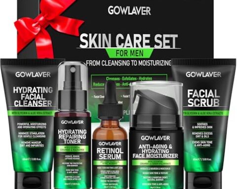 Skin Care for Men,Hydrating & Moisturizing Face Care Routine for Mens All Skin Types