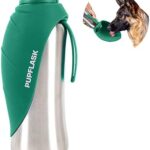 A go-anywhere pick for dogs — 27 or 40 oz Stainless Steel Travel Water Bottle with Reversible Collapsible Silicone Bowl, Leak-Proof