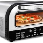 A top choice for pizzeria-style pizza at home — 1800W Indoor Pizza Oven & Air Fryer Toaster with Pizza Stone, Digital Controls & 6 Presets, Stainless Steel