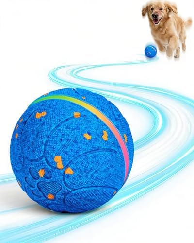 A smart pick for active pups — Interactive Automatic Rolling & Bouncing Dog Ball, E-TPU Durable Waterproof, Irregular Motion for Medium–Large Dogs