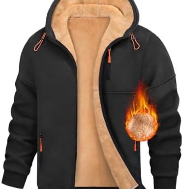 Hoodies Men Winter Fleece Sweatshirt Zipper Keep Warm Hoodie Winter Jacket for Men Sweatshirt