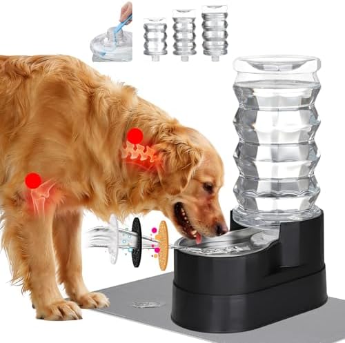 A smart pick for multi-pet homes — 8L Elevated Stainless Steel Gravity Waterer with Auto-Refill & Adjustable Height for Medium/Large Dogs
