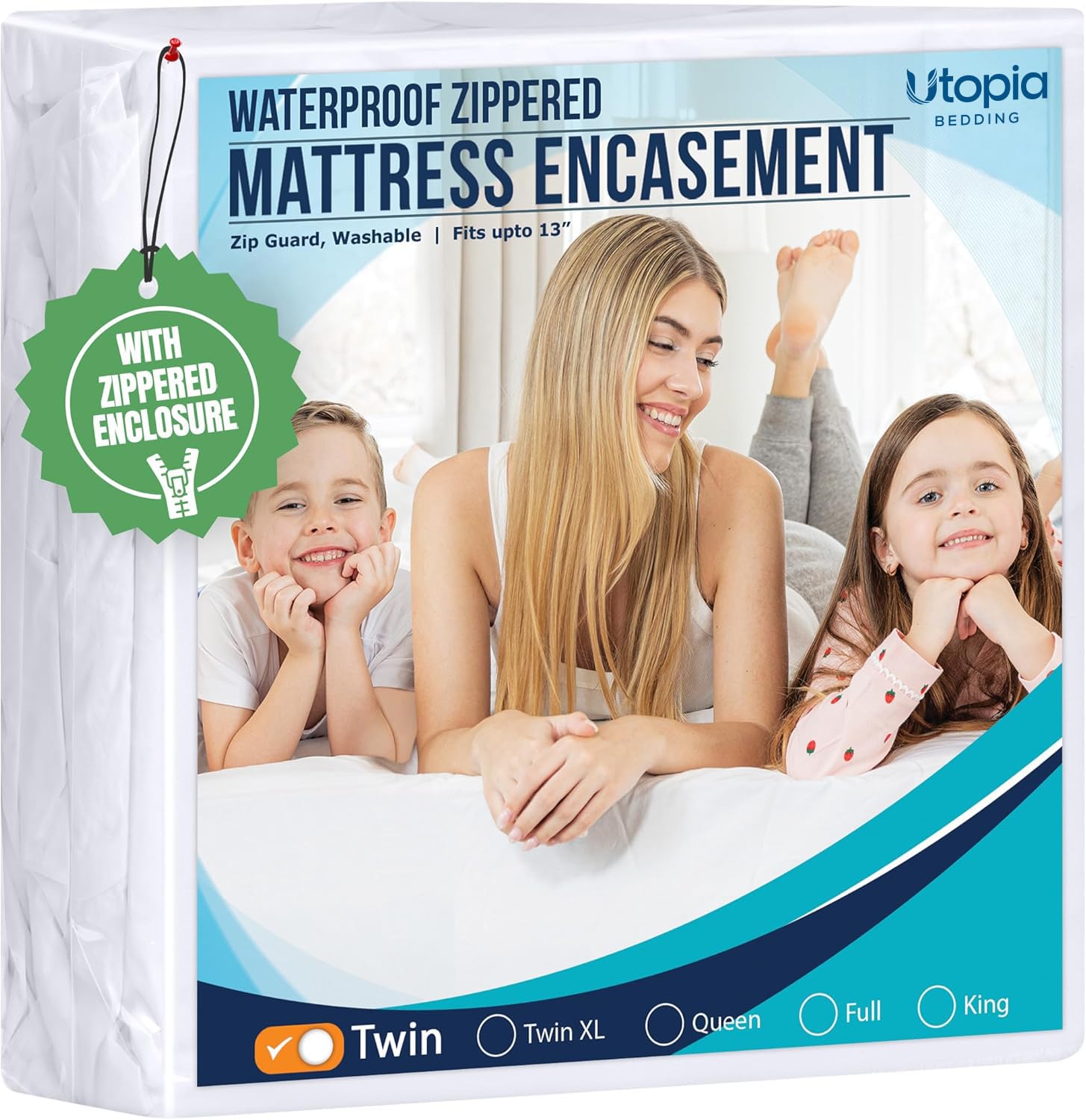 twin mattress encasement for bed bug protection