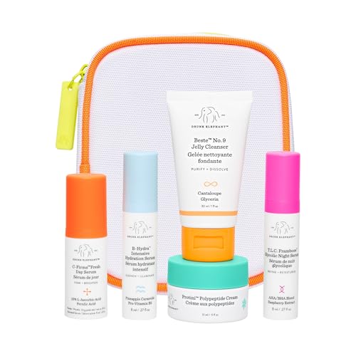 Drunk Elephant The Littles Kit – Premium Travel Skincare Gift Set for a Fresh AM & PM Routine