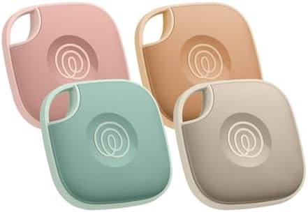A smart pick for tracking keys, bags & phones - Life360 Tile Bluetooth Tracker 4-Pack (Colors)