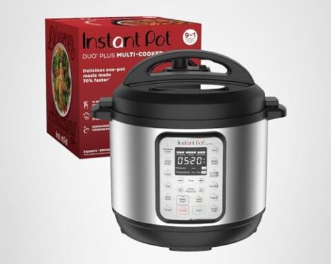 A popular pick for busy cooks: Instant Pot Duo Plus 6-Qt 9-in-1 Electric Pressure Cooker, Stainless Steel, 15 One-Touch Programs